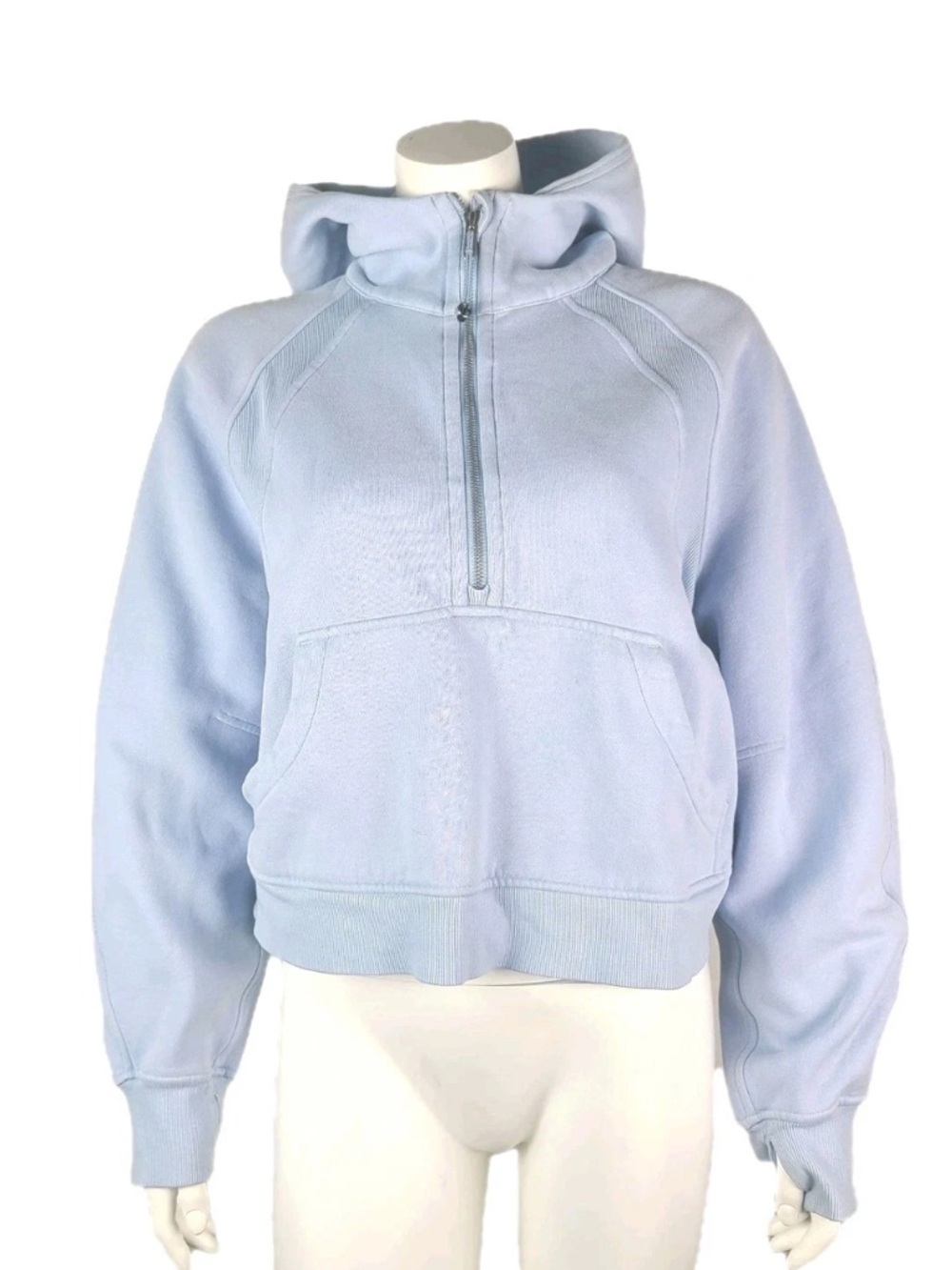 Lululemon Scuba Oversized Half-Zip Hoodie Light Blue XL